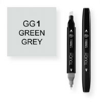 ShinHan Art 1113010-GG1 Green Grey 1 Marker; An advanced alcohol based ink formula that ensures rich color saturation and coverage with silky ink flow; The alcohol-based ink doesn't dissolve printed ink toner, allowing for odorless, vividly colored artwork on printed materials; The delivery of ink flow can be perfectly controlled to allow precision drawing; EAN 8809309661446 (SHINHANARTALVIN SHINHANART-ALVIN SHINHANARTALVIN SHINHANART-1113010-GG1 ALVIN1113010-GG1 ALVIN-1113010-GG1) 