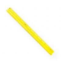 Alvin 111PY 110 Series 12" High Impact Plastic Engineer Triangular Scale Yellow; These 12" triangular scales are ideal for scholastic and vocational use; Satin finish, high-impact plastic with tapered edges; Sharp, easy-to-read graduations resist wear; Eye-saver yellow; English and metric; Items 110PC and 111PC are blister-carded; UPC 088354152507 (ALVIN111PY ALVIN-111PY 110-SERIES-111PY  ARCHITECTURE ENGINEERING) 