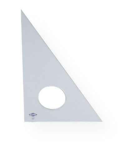 Alvin 130C-12 Clear Professional Acrylic Triangle 30/60 degrees 12