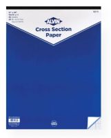 Alvin 1422-15 Cross Section Paper 10" x 10" Grid 50-Sheet Pad 17" x 22"; 20 lb basis, acid-free, versatile layout bond, printed with a non-reproducible blue grid on one side with inch squares accentuated; Smooth, opaque surface suitable for pencil or ink; Laser, copier, and inkjet compatible; UPC 088354213956 (ALVIN142215 ALVIN-142215 ALVIN-1422-15 ALVIN/1422/15 ENGINEERING ARCHITECTURE PAPER) 