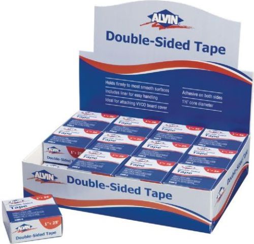 Alvin 2400CD Double-Sided Tape Display; Contents 24 pieces of 2400-C; 1