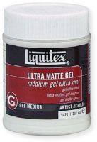 Liquitex 5420 Ultra Matte Gel Medium 8oz; A translucent white gel of high density and high solids that economically extends the volume of acrylic color without changing its heavy body; Add up to 50% by volume to double amount of paint and retain color position; If more than 50% is added, it acts as a very weak tinting white; UPC: 094376924091 (ALVIN5420 ALVIN-5420 LIQUITEX5420 LIQUITEX-5420 ALVIN-GEL 5420-GEL) 