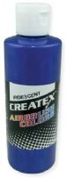 Createx 5505-02 Airbrush Paint 2oz Iridescent Electric Blue, Made with light fast pigments and durable resins; Works on fabric, wood, leather, canvas, plastics, aluminum, metals, ceramics, poster board, brick, plaster, latex, glass, and more; Colors are water based; Non toxic; UPC 717893255058 (CREATEXALVIN CREATEX-ALVIN CREATEX5505-02 ALVIN5505-02 ALVINAIRBRUSHPAINT ALVIN-AIRBRUSHPAINT) 