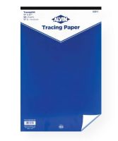 Alvin 6811P-3 Traceprint Tracing Paper 50-Sheet Pad 11" x 17"; Natural white, medium weight, 17 lb; tracing papers treated with permanent synthetic resins for high transparency; Paper will not yellow and the resins will not bleed to other papers; UPC 088354205104 (ALVIN6811P3 ALVIN-6811P3 TRACEPRINT-6811P-3 ALVIN-6811P-3 TRACING PAPER) 