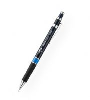 Alvin AGP5 Grippy Mechanical Pencil .5mm; Ideal for beginning or professional draftsmen or engineers; Premium construction features rubber finger grips for comfort and control, an oversized eraser in the cap, and a spring-loaded mechanism that advances lead .125" with each click of the cap; Available in 0.5mm and 0.7mm; Color-coded bands denote line width; Good for general writing; Blue band; Supplied with HB Degree lead; UPC 088354805168 (ALVINAGP5 ALVIN-AGP5 GRIPPY-AGP5 DRAFTING ENGINEERING) 