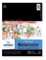 Canson C100511051 9" x 12" Cold Press Watercolor Pad (Fold Over); Cold press French paper performs beautifully with all wet media; Surface withstands scraping, erasing, and repeated washes; Mould made; Acid-free; Fold over bound pad; Cold press; 12 micro-perforated true size sheets; 9" x 12"; 140lb/300g; EAN 3148955729168 (CANSONC100511051 CANSON-C100511051 CANSONC100511051ALVIN CANSONC100511051-ALVIN C100511051-ALVIN C100511051ALVIN) 