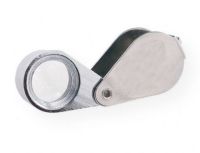 Alvin C792 Industries 10x Doublet Loupe with Case; Doublet loupes in nickel-plated frame which slides into the nickle-plated brass body; Shipping Weight 0.11 lb; Shipping Dimensions 1.5 x 1.5 x 1.5 in; UPC 736235007926 (ALVINC792 ALVIN-C792 ALVIN-INDUSTRIES-C792 MAGNIFIER LOUPE CRAFTS) 