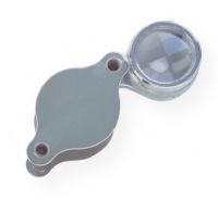 Alvin C794 Industries 16x Doublet Loupe; Doublet loupes in nickel-plated frame which slides into the nickle-plated brass body; Shipping Weight 0.2 lb; Shipping Dimensions 2.00 x 1.5 x 1.5 in; UPC 736235007940 (ALVINC794 ALVIN-C794 INDUSTRIES-C794 MAGNIFYING GLASS CRAFTS) 