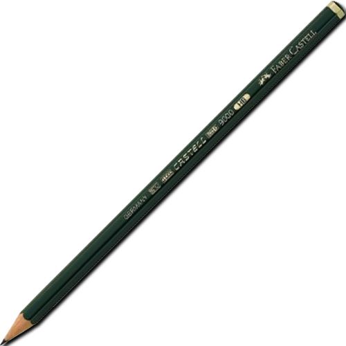 Faber-Castell FC119000 Castell 9000, Black Lead Pencils HB, Set of 12; Featuring sealed graphite bonding for resisting point breakage, these pencils are exclusively formulated and accurately graded; Used for writing, sketching, and technical drawing; Break-resistant black lead; Easy to sharpen; SV bonded; Smooth, consistent lay-down; Pre-sharpened; HB; Dimenisons 8.0