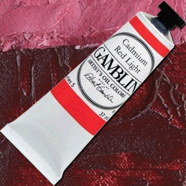 Gamblin G1020 Artists' Grade, Oil Color 37ml Alizarin Crimson; Alkyd oil colors with luscious working properties; No adulterants are used so each color retains the unique characteristics of the pigments, including tinting strength, transparency, and texture; FastMatte colors give painters a palette of oil colors that dry to a beautiful matte surface in 18 hours; UPC 729911110201 (GAMBLIN G1020 PAINT ALVIN OIL ALIZARIN CRIMSON)