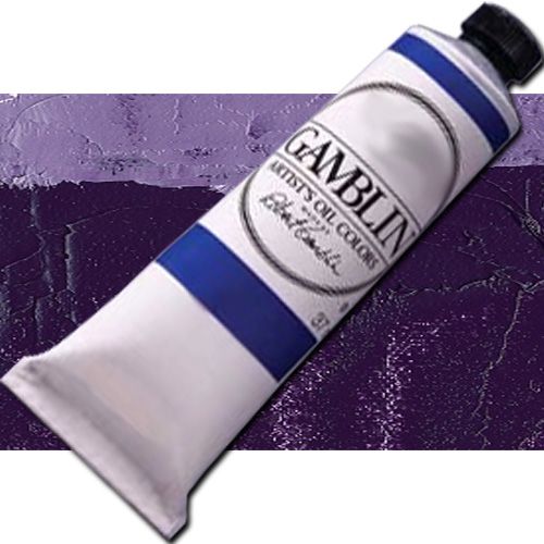 Gamblin G1410 Artists' Grade, Oil Color 37ml Manganese Violet; Alkyd oil colors with luscious working properties; No adulterants are used so each color retains the unique characteristics of the pigments, including tinting strength, transparency, and texture; FastMatte colors give painters a palette of oil colors that dry to a beautiful matte surface in 18 hours; UPC 729911113202 (GAMBLIN G1410 PAINT ALVIN OIL MANGANESE VIOLET)