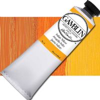 Gamblin G6350 Grade Oil Color, 150ml Jumbo Tube, Indian Yellow; Gamblin Artist's Oil Colors are crafted by hand with the well-being of artists, their work, and the environment in mind; The range of colors includes both historically accurate paints and modern, synthetically derived hues; For everything from traditional realism to contemporary abstraction, you'll find your ideal colors within the Gamblin line; UPC 729911163504 (GAMBLIN ALVIN G6350 PAINT OIL INDIAN YELLOW) 