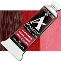 Grumbacher Academy GBT001B Oil Paint, 37 ml, Alizarin Crimson; Quality oil paint produced in the tradition of the old masters; The wide range of rich, vibrant colors has been popular with artists for generations; 37ml tube; Transparency rating: T=transparent; Dimensions 3.25" x 1.25" x 4.00"; Weight 0.5 lbs; UPC 014173353672 (GRUMBACHER ACADEMY GBT001B OIL PAINT ALIZARIN CRIMSON) 