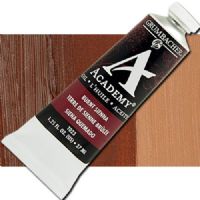 Grumbacher Academy GBT023B Oil Paint, 37 ml, Burnt Sienna; Quality oil paint produced in the tradition of the old masters; The wide range of rich, vibrant colors has been popular with artists for generations; 37ml tube; Transparency rating: T=transparent; Dimensions 3.25" x 1.25" x 4.00"; Weight 0.5 lbs; UPC 014173353696 (GRUMBACHER ACADEMY GBT023B OIL PAINT BURNT SIENNA) 