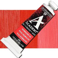 Grumbacher Academy GBT095B Oil Paint, 37 ml, Grumbacher Red; Quality oil paint produced in the tradition of the old masters; The wide range of rich, vibrant colors has been popular with artists for generations; 37ml tube; Transparency rating: T=transparent; Dimensions 3.25" x 1.25" x 4.00"; Weight 0.5 lbs; UPC 014173353795 (GRUMBACHER ACADEMY GBT095B OIL PAINT GRUMBACHER RED) 