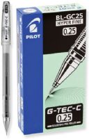 Pilot GTC2-BLK Gel Pen Black .25mm; Newly developed gel ink prevents feathering and features smooth, extremely fine lines; Black only; UPC: 728383548529 (ALVINGTC2-BLK ALVIN-GTC2-BLK ALVINPILOT ALVIN-PILOT ALVIN-GELPEN ALVINGELPEN) 