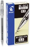 Pilot GTC2-BLK Gel Pen Black .25mm; Newly developed gel ink prevents feathering and features smooth, extremely fine lines; Black only; UPC: 728383548840 (ALVINGTC3-BLK ALVIN-GTC3-BLK ALVINPILOT ALVIN-PILOT ALVIN-GELPEN ALVINGELPEN) 