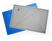Alvin HM1824 HM Series Blue/Gray Self-Healing Hobby Mat 18 x 24; Quality self-healing and reversible cutting mats, fully numbered and gridded on both sides (.5", .125", 45 degrees and 60 degrees angle lines); Made from a unique, 3-ply long lasting 2mm composite material with a non-glare surface; Designed for both rotary and straight utility blades, and will not dull blades; UPC 088354140795 (ALVINHM1824 ALVIN-HM1824 HM-SERIES-HM1824 ARTWORK CRAFTS) 