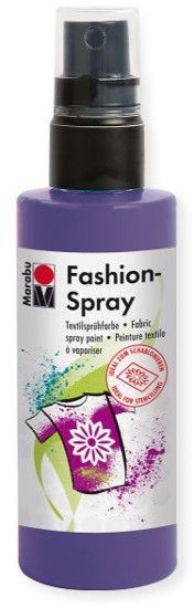 Marabu M17199050037 Fashion Spray Plum 100ml; Water based fabric spray paint, odorless and light fast, brilliant colors, soft to the touch; For light colored fabric with up to 20% man made fibers; After fixing washable up to 40 C; Ideal for free hand spraying, stenciling and many other techniques; EAN: 4007751659453 (MARABUM17199050037 MARABU-M17199050037 ALVINMARABU ALVIN-MARABU ALVIN-M17199050037 ALVINM17199050037) 