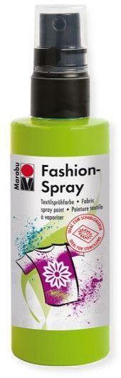 Marabu M17199050061 Fashion Spray Reseda 100ml; Water based fabric spray paint, odorless and light fast, brilliant colors, soft to the touch; For light colored fabric with up to 20% man made fibers; After fixing washable up to 40 C; Ideal for free hand spraying, stenciling and many other techniques; EAN: 4007751659507 (MARABUM17199050061 MARABU-M17199050061 ALVINMARABU ALVIN-MARABU ALVIN-M17199050061 ALVINM17199050061) 