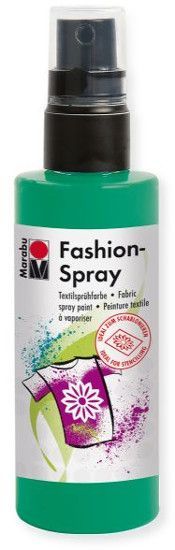 Marabu M17199050153 Fashion Spray Mint 100ml; Water based fabric spray paint, odorless and light fast, brilliant colors, soft to the touch; For light colored fabric with up to 20% man made fibers; After fixing washable up to 40 C; Ideal for free hand spraying, stenciling and many other techniques; EAN: 4007751659606 (MARABUM17199050153 MARABU-M17199050153 ALVINMARABU ALVIN-MARABU ALVIN-M17199050153 ALVINM17199050153) 