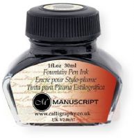 Manuscript MC0201BL Calligraphy Ink Black, Non waterproof ink; Suitable for fountain pen and dip pens; UPC 762491020119 (MANUSCRIPT-ALVIN ALVINMANUSCRIPT ALVINMC0201BL ALVIN-MC0201BL ALVININK ALVINCALLIGRAPHYINK) 