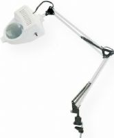 Alvin ML100-D Swing Arm Magnifier Lamp 1.75x White; Spring suspension system for adjusting to any position; Arm height adjusts to 36" maximum; Diameter 4" optically fine ground 3 diopter glass lens with 1.75x magnification; Type Swing Arm; Size 4"; Wattage 26-75w; Shipping Dimensions 25.00" x 8.00" x 3.50"; Shipping Weight 2.88 lb; UPC 088354804413 (ALVINML100D ALVIN-ML100D ALVIN-ML-100D ML100-D ML100/D LIGHTING OFFICE) 