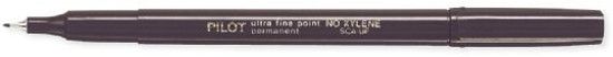 Pilot P44102 Extra Fine Point Permanent Marker Black; Marks permanently on most surfaces including glass, metal, wood, cardboard, and plastic; Ideal for use in home, office, school, crafts, and hobby activities; Low odor and xylene-free; 0.5mm tip; Black ink; UPC: 072838441027 (ALVINP44102 ALVIN-P44102 ALVINOILOT ALVIN-PILOT ALVINCROSS-PERMANENTMARKER ALVINPERMANENTMARKER)