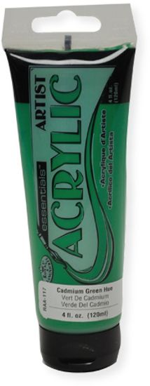 Royal & Langnickel RAA-117 Acrylic Paint 4oz Cadmium Green; Quality paint developed for students and artists looking for performance at a value price; The paint has a thick creamy consistency; The colors are intense and remain bright, permanent and flexible when dry; UPC: 090672304476 (ALVINROYAL&LANGNICKEL ALVIN-ROYAL&LANGNICKEL ALVINRAA-117 ALVIN-RAA-117 ALVINACRYLICPAINT ALVIN-ACRYLICPAINT) 