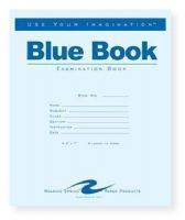 Roaring Spring ROA120 Exam Blue Books; Stapled booklets with blue covers are a stand-by for student exams; 11/32" wide rules with margin; 7" x 8.5" 6 sheets; UPC: 070972775114  (ALVINROA120 ALVIN-ROA120 ALVINROARING ALVIN-ROARING ALVINEXAMBLUEBOOKS ALVIN-EXAMBLUEBOOKS) 