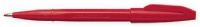 Pentel S520-B Sign Pens, Red; The original fiber tipped pen writes bold, expressive, lines with vivid water based ink; Perfect for general writing, drawing, and adding character to any signature; Non refillable; UPC: 072512100011 (ALVINS520-B ALVIN-S520-B ALVINPENTEL ALVIN-PENTEL ALVIN-PEN ALVINPEN) 