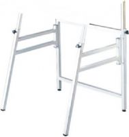 Alvin SB-4 Professional Tables, Angle adjustment from 0° to 45°, Height adjusts from 29" to 45" in the horizontal position, Folds quickly and easily to 4" width for portability, Base is 1" square steel tubing, Non-skid self-leveling feet, Base in White powder coat finish (SB4 SB-4 SB 4) 
