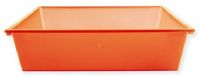 Alvin SC-WD-O Storage Cart Wide Drawer Orange; Wide drawers; inside bottom dimensions: 12 3/8"l x 12 3/8"w x 3½"h; (ALVINSCWDO ALVINSC-WD-O ALVIN-SCWDO ALVINDRAWER ALVIN-DRAWER)   