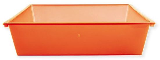 Alvin SC-WD-O Storage Cart Wide Drawer Orange; Wide drawers; inside bottom dimensions: 12 3/8