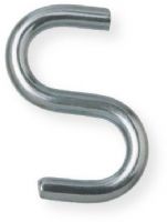 Generic SHOOK 1" Standard S-Hook, Stainless Steel; High quality; Unique design; Decoration; Save space; Functional; Prefect for use with hanging clipstrips (GENERICSHOOK GENERIC-SHOOK ALVINGENERIC ALVIN-GENERIC ALVINSTANDARDS-HOOK ALVIN-STANDARDS-HOOK) 
