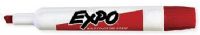 Expo SN830-R Dry-Erase Broad-Tip Marker Red; Available in vivid colors that wipe off easily with a tissue, an eraser, or even a finger; Use on EXPO surfaces, porcelain or Melamine boards, glass, unpainted metal, or glazed ceramics; Ideal for large numbers and letters; UPC: 071641830028 (ALVINSN830-R ALVIN-SN830-R ALVINEXPO ALVIN-EXPO ALVIN-MARKER ALVINMARKER) 