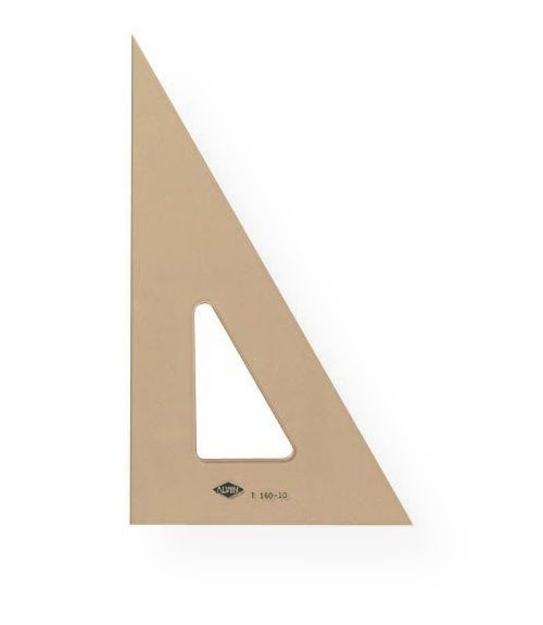 Alvin T160-8 Professional Topaz Tint Triangle 8