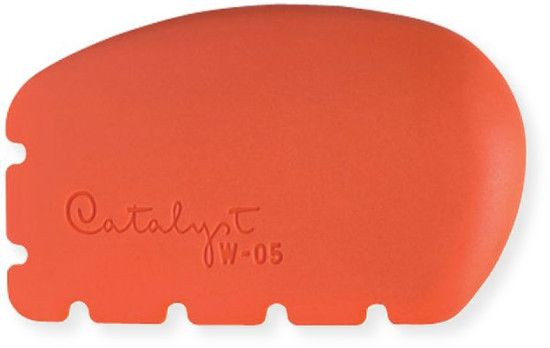 Princeton W-05 Wedge Shape 5; Crafted from flexible silicone for expressive application; Wedges are shaped to fit comfortably in the hand for direct interaction with work; Designed for heavy-body acrylics and mediums, but can also work with oils, acrylics, water miscible oils, plaster, clay, and even frosting; UPC: 757063653246 (ALVINPRINCETON ALVIN-PRINCETON ALVINW-05 ALVIN-W-05 ALVINWEDGESHAPE ALVIN-WEDGESHAPE)