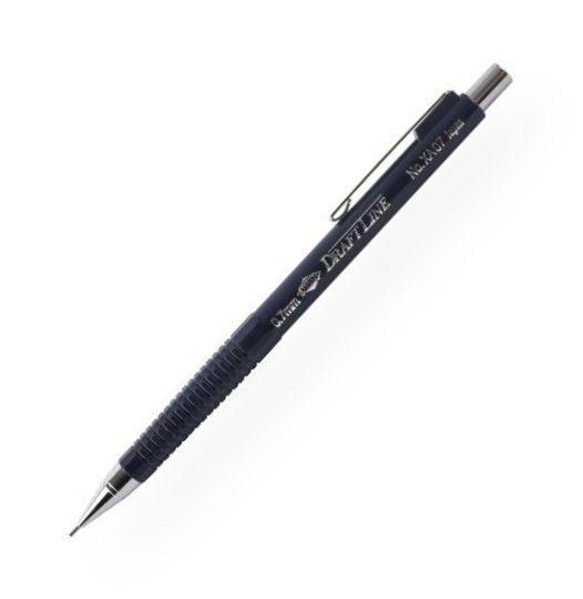 Alvin XA07 Draft-Line Mechanical Pencil .7mm; Economical yet durable, these pencils feature a cushion point for comfortable writing control and minimal lead breakage; Ideal for both drafting and general writing; The 4mm long stainless steel lead sleeve supports the lead and provides drawing accuracy even with thick straightedges; Built-in eraser under cap; Blue barrel; Supplied with B Degree lead; UPC 088354255154 (ALVINXA07 ALVIN-XA07 DRAFT-LINE-XA07 WRITING DRAFTING ARCHITECTURE)