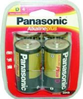 Panasonic AM-1PA/4B Size D Alkaline Plus Batteries (4-pack), Alkaline Plus batteries provide long-lasting performance in everyday devices such as portable CD players, shavers, radios, smoke alarms and pagers, giving you a dependable solution for the products you rely on, UPC 073096300538 (AM1PA4B AM-1PA-4B AM-1PA4B AM1PA/4B AM-1PA 4B) 