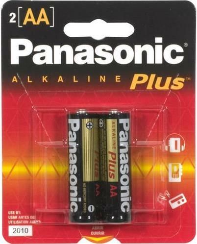 Panasonic AM-3PA/2B AA Size Alkaline Batteries, 2 pack, Retail Pack with cardboard back blister, UPC 073096300033 (AM-3PA2B AM3PA/2B AM 3PA 2B AM3PA2B AM 3PA2B)