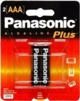 Panasonic AM-4PA/2B AAA Alkaline Plus Battery 2 Pack, Hi-quality batteries ideal for use in your everyday electronics, Alkaline Plus batteries provide long-lasting performance in everyday devices such as portable CD players, shavers, radios, smoke alarms and pagers, giving you a dependable solution for the products you rely on, UPC 073096300040 (AM4PA2B AM4PA/2B AM-4PA2B AM-4PA-2B AM-4PA) 