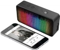 iLuv AM6PARTYBK Aud Mini 6 Party Dynamic Color LED Portable Wireless Bluetooth Speaker and Hands-free Speakerphone; For iPhone 6, iPhone 6 Plus, iPhone 5s/5c/5/4S, Galaxy S5/S4/S3, Galaxy Note 4/3, all iPad Air, all iPad, all iPad mini, and other Bluetooth-compatible smartphones and tablets; Compact and travel-friendly; UPC 639247094260 (AM6PARTY-BK AM6PARTY AM6-PARTY-BK)  