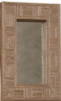 Linon AMIT-MIR-9306XXL Mosaic Cocostick Leaner Mirror; Handcrafted from natural fibers, is a work of art; Measuring 36"x72" this piece is perfect for hanging or simply leaning against a wall for a dramatic accent; Simple, versatile design easily complements a variety of décor colors and styles; Mirror Size 23.5" x 59.5"; Frame width 6.25"; Dimensions 25.5"w x 2.75"d x 29.5"h; UPC 753793851105 (AMITMIR9306XXL AMITMIR-9306XXL AMIT-MIR9306XXL) 
