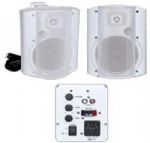 OWI AMP6022W Speakers; 2- Way, 6-€ woofer, 4 ohm; One self-amplified (AMP602) and one non-amplified (p602) surface mount speaker combo with power cord and mounting hardware; Color: White; CE certified; Perfect for schools, hotels, conference rooms and training rooms; Sold as each or combination; Description: 1 each 6.5", 2-Way, Surface Mount Amplified Speaker and 1 each Non-amplified Speaker; Outdoor: No; Impedance: 4 ohm; Dispersion: 92º; UPC 092087917692 (AMP6022W AMP6022W AMP6022W) 