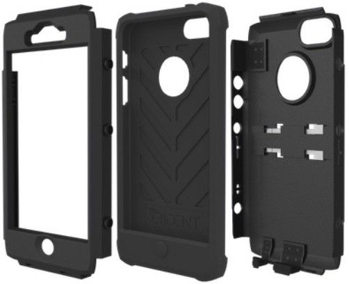 Trident AMS-IPH5-BK Kraken AMS Case, Black For use with Apple iPhone 5; Includes a tough exoskeleton, featuring hardened polycarbonate, providing a stylish and rugged surface for maximum protection; Impact-resistant silicone corners of the case protect your device from accidents; UPC 848891002471 (AMSIPH5BK AMSIPH5-BK AMS-IPH5BK AMS-IPH5)