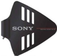 Sony AN01 Active Directional Antenna 470- 862MHz, Works with rack-mount tuner base models MB-X6 and MB-8N/9F, with WD-850/9F divider or with DWR-R01D digital wireless receiver, Manages wide band operation 470MHz - 862MHz, Receives DC power from receiver, Adds 0 dB, 10 dB or 18 dB of gain, Supplied with microphone stand attachment/pole gr (AN-01 AN 01) 