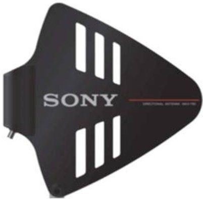 Sony AN01 Active Directional Antenna 470- 862MHz, Works with rack-mount tuner base models MB-X6 and MB-8N/9F, with WD-850/9F divider or with DWR-R01D digital wireless receiver, Manages wide band operation 470MHz - 862MHz, Receives DC power from receiver, Adds 0 dB, 10 dB or 18 dB of gain, Supplied with microphone stand attachment/pole gr (AN-01 AN 01)