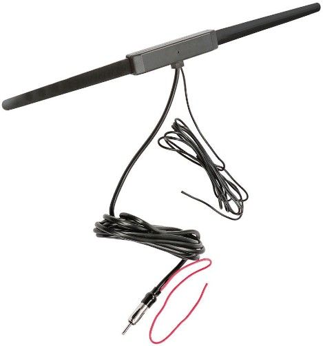 Jensen AN150SR AM/FM Amplified Antenna, Mounted Indoors or Outdoors in an Unobstructed Location, Combines Remarkable Reception and Installation Ease, Long-range Amplified Antenna is Designed for Demanding AM/FM Listeners, Includes a 7 ft. Cable, Dimensions 14-1/2