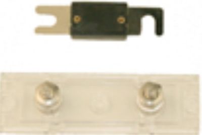 AIMS Power ANL150KIT Inline Fuse Kit, 150 amp ANL fuse and holder, Use with 1500 watt inverter or less, Accepts high current fuses Ring terminal connections Satin silver finish, Compatible with 12, 24 or 48 DC volt systems, Can be connected in parallel, UPC 840271001296 (ANL-150KIT ANL 150KIT ANL150-KIT ANL150 KIT)